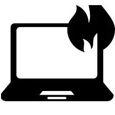 HP Laptop Overheating Icon